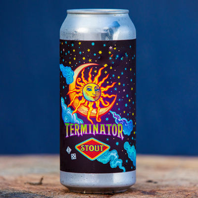 Terminator Stout in cans