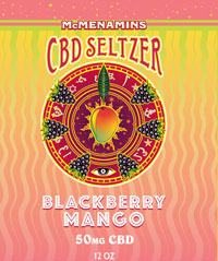 Blackberry Mango CBD Seltzer