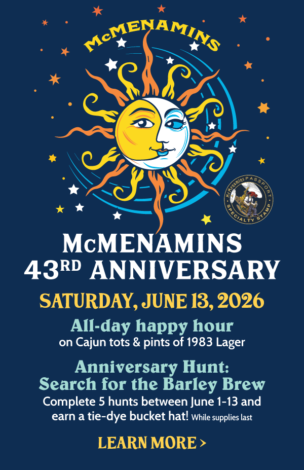 McMenamins Birthday Anniversary
