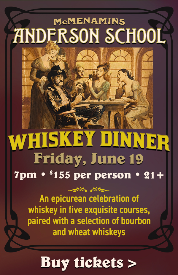 Anderson School Whiskey Dinner
