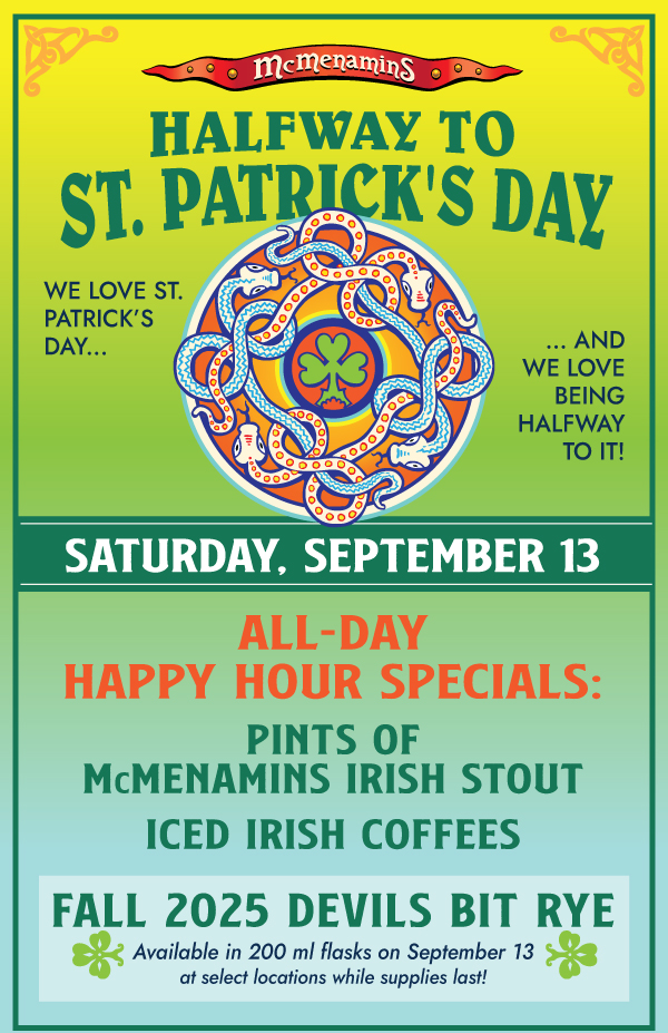 Halfway to St. Patrick's Day