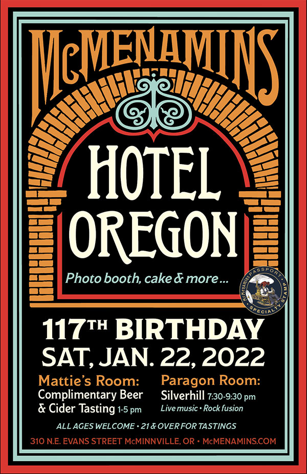 Hotel Oregon 117 Birthday