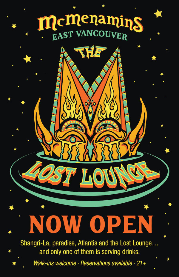 Lost Lounge Now Open